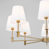 Цена на Люстра на штанге Eurosvet 60145/8 латунь