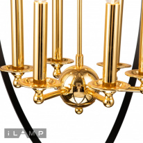Купить Подвесная люстра iLamp 9977-800 GL+BK