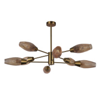 Люстра на штанге Escada 10165/8PL Copper Фото Люстра на штанге Escada 10165/8PL Copper