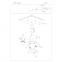Встраиваемый светильник Denkirs DK2030-BK в интернет магазине Гет Лайт