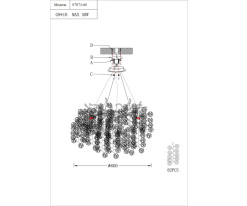 Купить Подвесная люстра Kink Light 07873-60,16