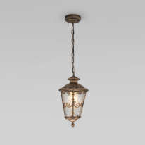 Фото Подвесной уличный светильник Elektrostandard Diadema H (GLYF-8046H) черное золото