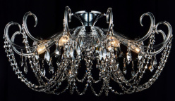 Купить Накладная люстра Crystal Lux IMPERIA PL6 CHROME/SMOKE