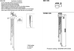 Каскадная люстра Crystal Lux GASPAR SP9 D300 WHITE в интернет магазине Гет Лайт