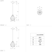Цена на Подвесной светильник EGLO 43814
