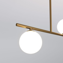 Цена на Люстра на штанге Eurosvet 70136/4 латунь