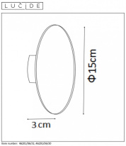 Бра LUCIDE 46201/06/31 в интернет магазине Гет Лайт