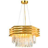 Фото Каскадная люстра Natali Kovaltseva SPEAR 76013/12C GOLD