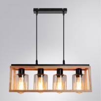 Подвесная люстра ARTE Lamp A7025SP-4BK Подвесная люстра ARTE Lamp A7025SP-4BK в интернет магазине Гет Лайт