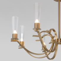 Купить Люстра на штанге Eurosvet 60141/8 латунь