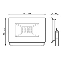 Прожектор Gauss 613100330P в интернет магазине Гет Лайт