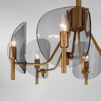 Люстра на штанге Eurosvet 60135/6 латунь в интернет магазине Гет Лайт