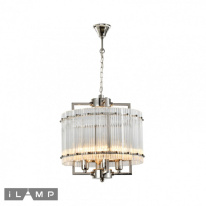 Подвесная люстра iLamp P9503-4 NIC Фото Подвесная люстра iLamp P9503-4 NIC