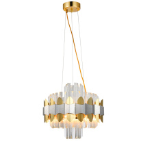 Фото Каскадная люстра Natali Kovaltseva SKALA 81435/6C BRASS SILVER