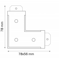 Купить Соединитель для шинопровода Lightstar 505127