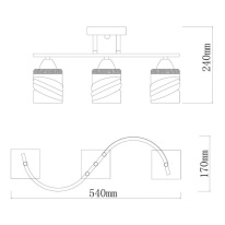 Цена на Люстра на штанге DeMarkt 673016903