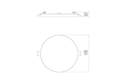 Купить Влагозащищенный светильник Donolux DL20091/15W White R