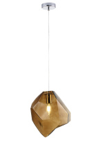 Подвесной светильник Crystal Lux NUESTRO SP1 CHROME/BROWN Фото Подвесной светильник Crystal Lux NUESTRO SP1 CHROME/BROWN