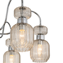 Купить Люстра на штанге Escada 1141/6PL Chrome/Beige