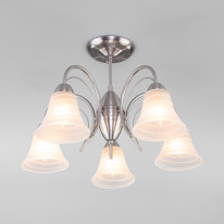 Фото Люстра на штанге Eurosvet 30173/5 сатин-никель