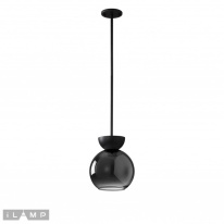 Подвесной светильник iLamp P6079-1 BK+SM Фото Подвесной светильник iLamp P6079-1 BK+SM