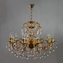 Фото Подвесная люстра AMBIENTE by BRIZZI 8888/10 AB Tear drop