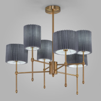 Фото Люстра на штанге Eurosvet 60162/6 латунь