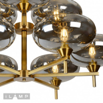 Цена на Люстра на штанге iLamp 6607/9 GD