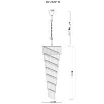 Каскадная люстра Divinare 3011/01 SP-15 в интернет магазине Гет Лайт