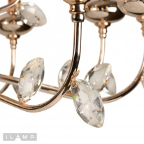 Купить Подвесная люстра iLamp 1020-10+5 GD