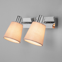 Фото Бра Eurosvet 20080/2 хром/бежевый