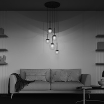 Каскадная люстра Maytoni MOD521PL-05G Купить с доставкой по Москве и России Каскадная люстра Maytoni MOD521PL-05G