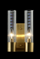 Цена на Бра Crystal Lux OTONO AP2 BRASS/TRANSPARENTE