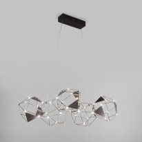 Фото Подвесная люстра Eurosvet 90368/5 черный жемчуг