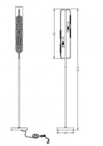 Купить Торшер Maytoni MOD099FL-02G