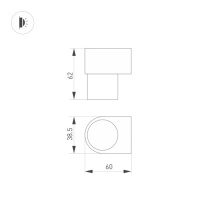 Бра Arlight 035541 Бра Arlight 035541 в интернет магазине Гет Лайт