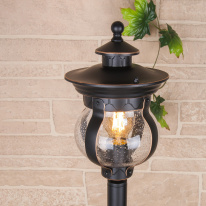 Купить Садово-парковый светильник Elektrostandard Barrel F черное золото (GL 1025F)