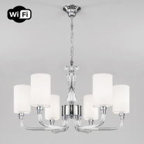 Фото Подвесная люстра Eurosvet 60120/6 хром Smart (60112/6)