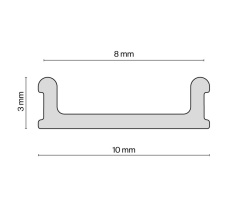 Купить с доставкой по Москве и России Заглушка профиля Maytoni Technical ALM012-SC-W