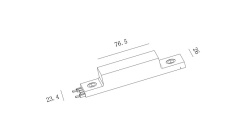 Купить Подвод питания SWG pro CN-SLIM-WH-PW