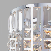 Купить  Eurosvet 10125/2 хром/прозрачный хрусталь Strotskis (10116/