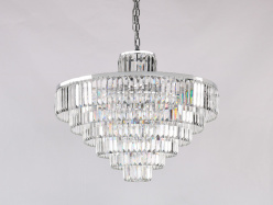 Каскадная люстра Newport 31124/S nickel Фото Каскадная люстра Newport 31124/S nickel