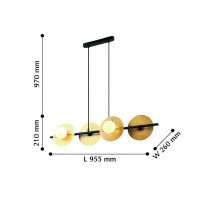 Подвесная люстра Favourite 2356-4P в интернет магазине Гет Лайт