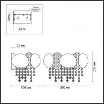 Купить Бра Odeon Light 4636/2W