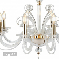 Цена на Подвесная люстра iLamp P9372-8 GD