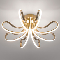 Накладная люстра Eurosvet 90079/8 сатин-никель в интернет магазине Гет Лайт