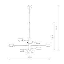 Люстра на штанге Nowodvorski 7942 в интернет магазине Гет Лайт