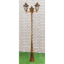 Цена на Садово-парковый светильник Elektrostandard Diadema F/3 (GLYF-8046F/3) черное золото