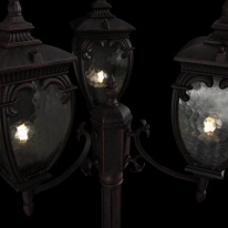 Цена на Садово-парковый светильник Maytoni O414FL-03BZ