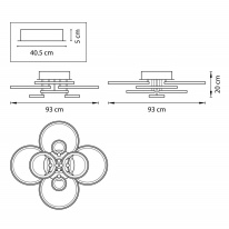 Купить с доставкой по Москве и России Накладной светильник Lightstar 749094
